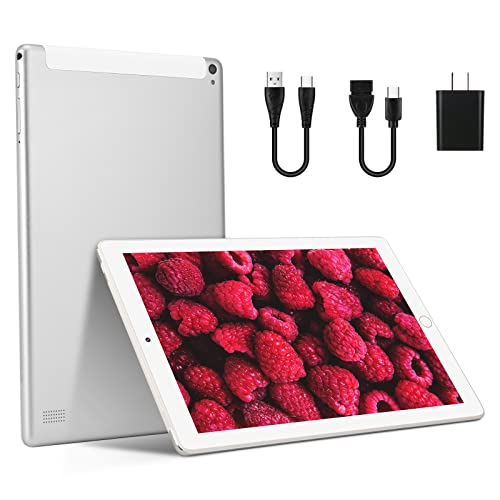 Image of 10.1 inch Android Tablet with SIM Card Slot, WiFi HD Display Andorid 10 Tablets, IPS 800 * 1280, Camera 500w, Type-c Charging Port-2GB+32GB, 5000 mAh Battery (P10-6735)