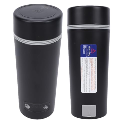Taza eléctrica compacta de acero inoxidable 350ml con LCD miniatura 2