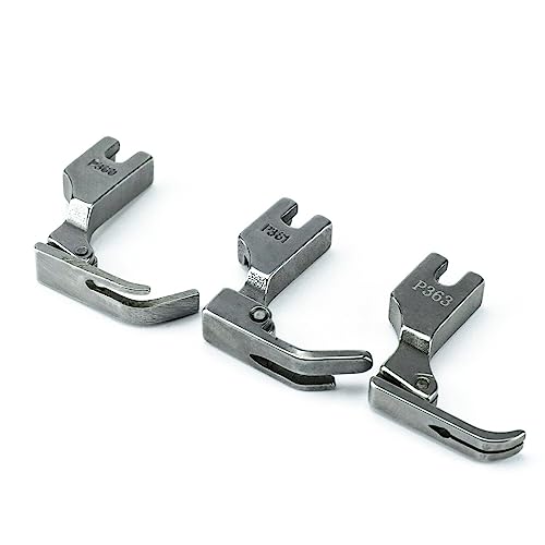 Pie Prensatela Zipper Foot Kit 3 Piezas para Máquina Industrial miniatura 3