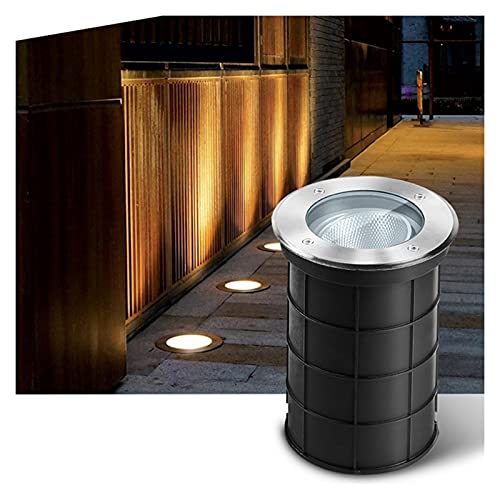 WZYJLyds Regolabile Faretto da Esterno Ad Incasso COB Super Luminoso Luci Terrazzo da Pavimento Illuminazione D'accento per Esterni per Illuminare Palme, Costruire Muri Esterni, Muri in Pietra