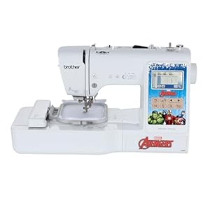 Brother LB5500M Marvel 2-in-1 Combo Sewing & Embroidery Machine, 4″ x 4″ Embroidery Area