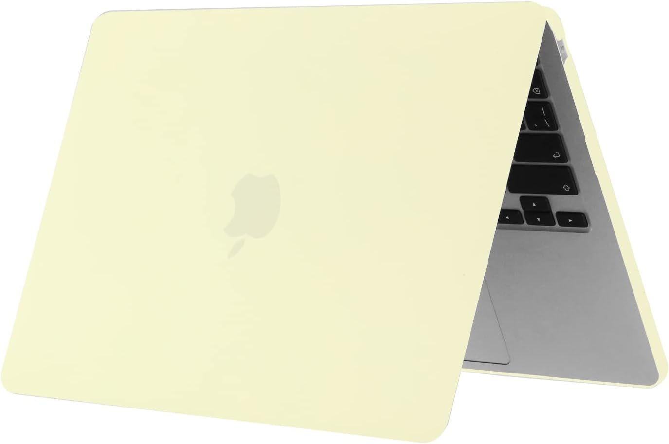 Se7enline Compatible with MacBook Air 15 inch Case 2025 2024 2023 M4 M3 M2 A2941/A3114/A3241 Matte Laptop Hard Shell Case & Keyboard Protective Cover & Webcam Cover & Trackpad Protector,Mellow Yellow