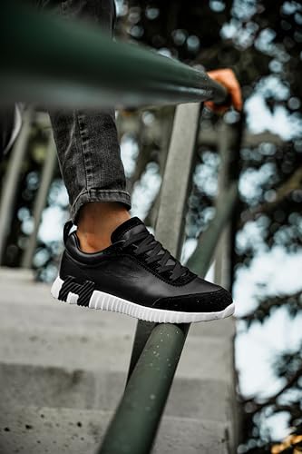 Baskets tendance pour homme SOLL en cuir véritable - 6