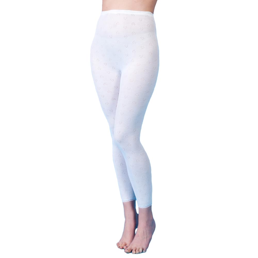 Undercover Ladies Thermal Leggings White Medium