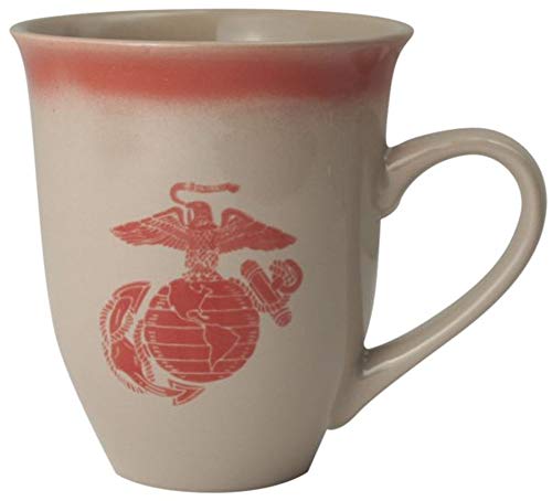 U.S. Marine Corps EGA Logo 16oz Cream Latte Coffee Mug