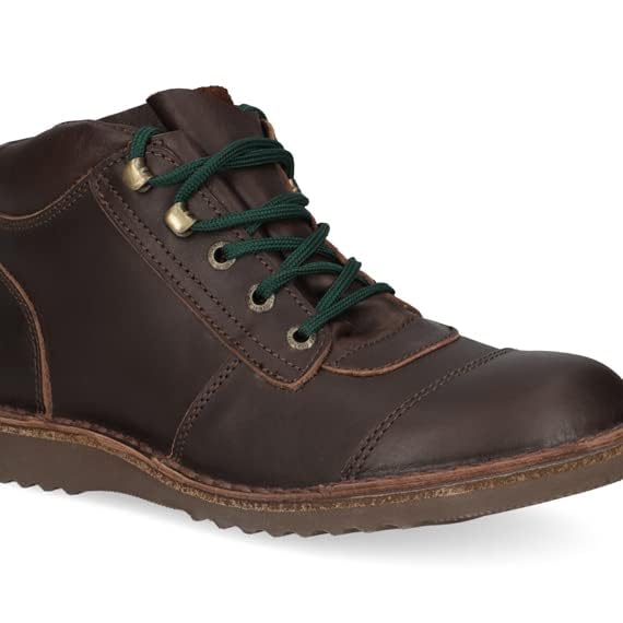 Image of JIM GREEN Men's African Ranger Boots Lace-Up Water Resistant Full Grain Leather Work or Hiking Boot