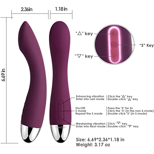 Svakom G Spot Vibrator For Women Clitoral Stimulator, Dildo Vibrator For Sex Women With 25 Playful Vibration Pattern, G-Spot Vibe For Women Couple Adult Sex Toys & Foreplay #TOP3