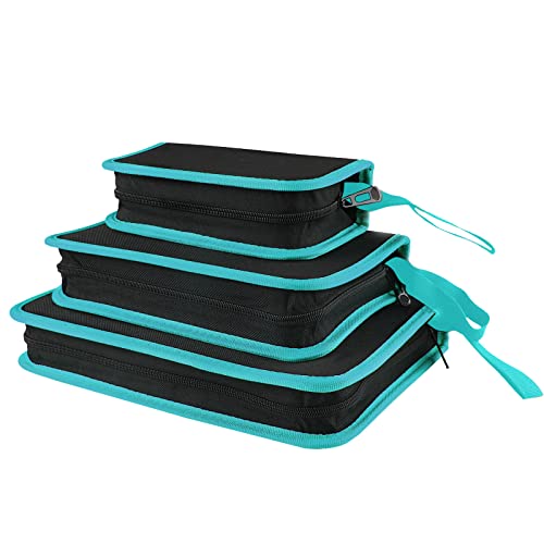 Andux Zone Werkzeugsätze Reißverschluss Aufbewahrungstasche für Werkzeugkoffer WJSNB-02 (Blau,L)