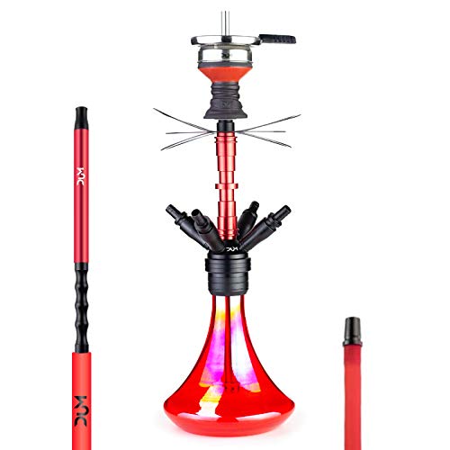 DUM Narguilé Magnum 2.0 Medium Red avec accessoires