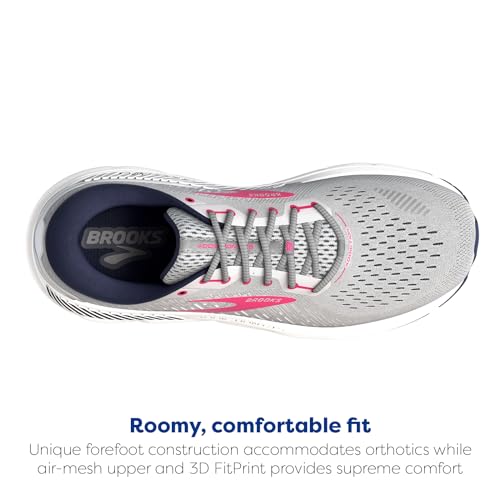 Brooks Brooks Women's Addiction GTS 15 Supportive Running Shoe - Oyster/Peacoat/Lilac Rose - 8.5 Medium