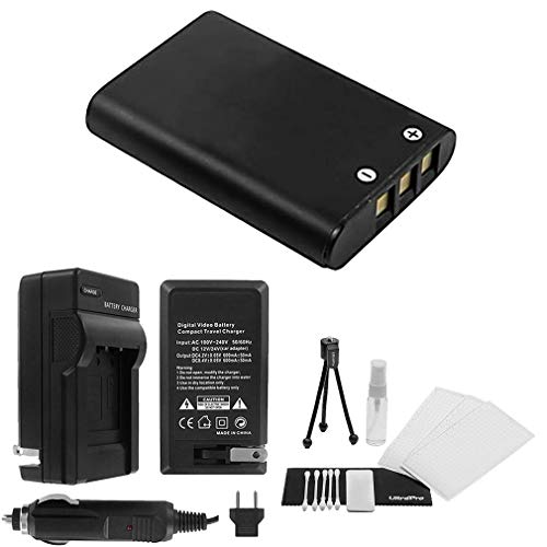 Ultrapro En-El11 High-Capacity Replacement Battery With Rapid Travel Charger For Nikon Coolpix S550 S560 Bundle Includes: Camera Cleaning Kit, Camera Screen Protector, Mini Travel Tripod #TOP8