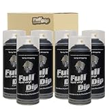  DISPIVAL - 6 x SPRAY VINILO LIQUIDO FULL DIP NEGRO 400 ML