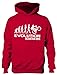 Produktbild Mountain Bike/Biker ~ Evolution von ~ Kinder/Mädchen/Jungen Kapuzenpulli in 6 Farben ~ Alter 513 Gr. 5 Jahre, rot