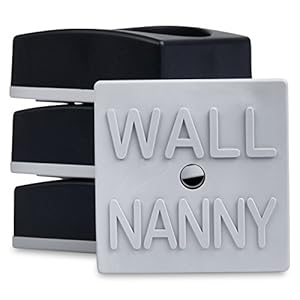 Wall Nanny Mini (4 Pack – Made in USA) Smallest Low-Profile Wall Protector for Baby Gates – Perfect in Doorways – Best…