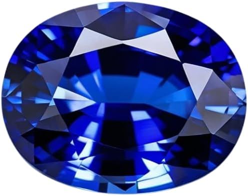 Blue Sapphire Gemstone With Lab Certificate Report/Astrological Benefits from Planet Saturn (Shani) for Men & Women/weight (3.88 carat)