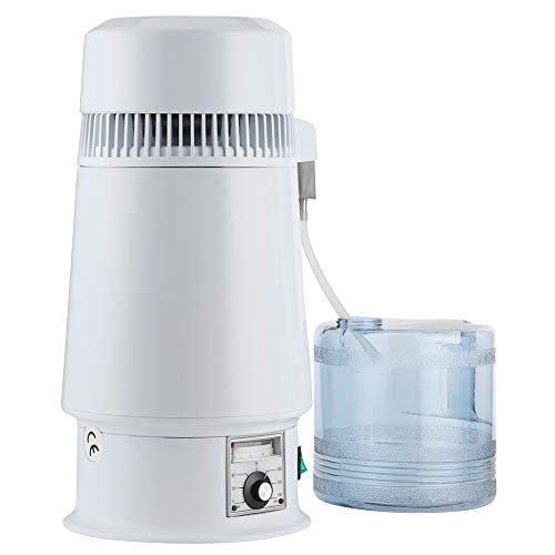 Garosa Destilador de Água 4L, Destilador Doméstico de Água Pura, Aço Inoxidável, US-110V