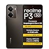 realme P3 5G Smartphone 8+256 GB, Processore Snapdragon 6 Gen 4 5G, Batteria titanica da 5260mAh,Ricarica rapida da 45W, AMOLED da 120 Hz, Luminosità di picco a 2.000 nit, IP69, Grey