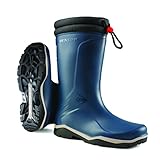 Dunlop K454061 - Botas de goma forradas, Hombre, Azul/Negro, 38