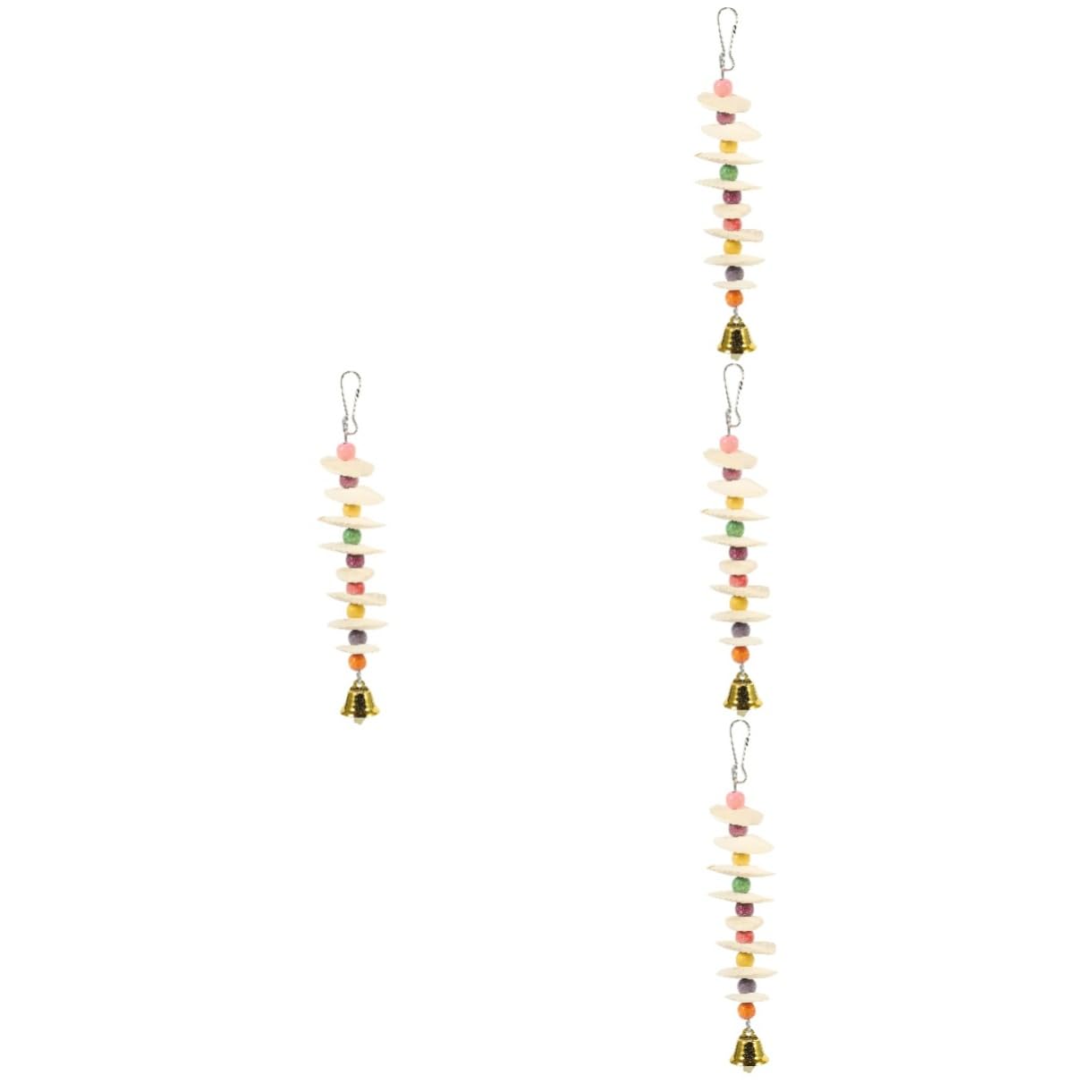 BESPORTBLE 4 Pièces Jouet à mâcher Perroquet Cute Mignonette Jouet Oiseau Domestique Alimentation à mâcher s pour Petits Oiseaux s pour Oiseaux Perroquet à mâcher os de seiche