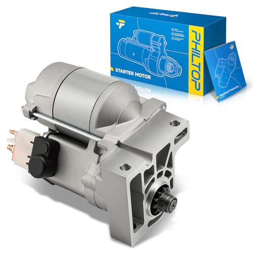 Image of PHILTOP New 17579N Starter Compatible with Chevrolet 1992-1995 Corvette | Starter for Chevrolet 1992-1995 Corvette 5.7L, 1996 Corvette, 1.4KW Automotive Starter