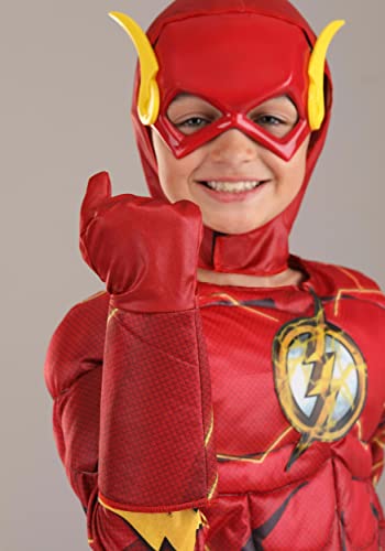 Disfraz Deluxe Flash para Niños, Traje Rojo de Superhéroe miniatura 6
