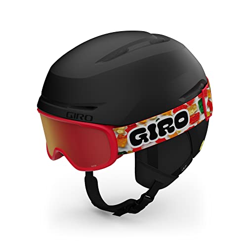 Giro Spur Kids Snow Helmet Goggle Combo - (Combo) Matte Black (Limited) - Size Small