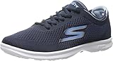 Skechers Performance Womens Go Step-Sport Walking Shoe, Navy/White, 6.5 M US