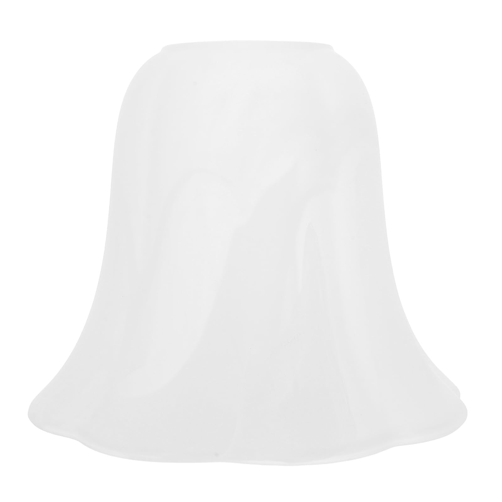 CLISPEED Frosted Glass Ceiling Light Shades Replacement 6 Inch Bell Shaped Lampshade Cover for Chandelier and Wall Sconce Light Fixtures