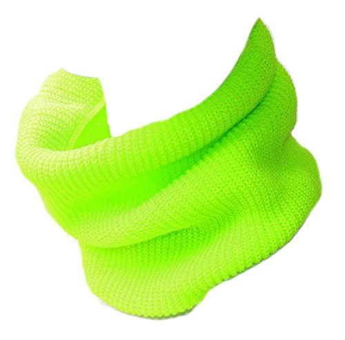 TOP HEADWEAR Winter Neck Gaiter Warmer, Neon Green