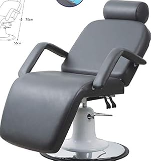 Silla para maquillaje BAGIRA convertible en camilla horizontal para maquillaje, tratamiento estéticos, masaje, con altura regulable por sistema hidráulico, inclinación respaldo y apoyapies ajustable.