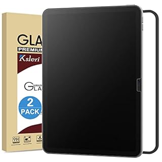 Ksleri 2 Pack Matte Glass Screen Protector for iPad A16 11 Inch (2025 11th Generation) / iPad 10th Generation 10.9” 2022 (Not Privacy) Anti Glare Anti Fingerprint Tempered Glass with Alignment Frame