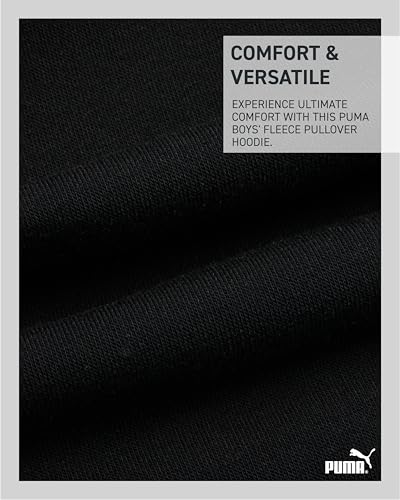 PUMA Boys Hoodie - Soft Fleece Breathable Pullover Sweatshirt - Lightweight Performance Hoodies for Boys (Sizes 8-20)4