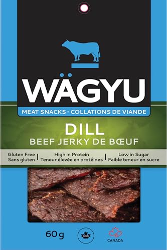 Wagyu Dill beef jerky halal protéine élevée, 60g