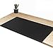 Produktbild Große Schreibtischunterlage, wasserdicht, PU-Leder, Mauspad, rutschfeste Schreibtischunterlage, Kantenschutz für Schreibtischabdeckung, Computertastatur, PC und Laptop, schwarz, 90 x 48 cm