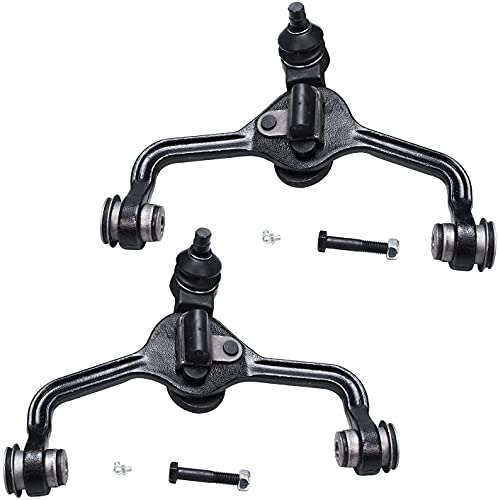 Image of Detroit Axle - Front End 14pc Suspension Kit for 1998-2002 Mercury Grand Marquis Lincoln Town Car Crown Victoria, Control Arms w /Ball Joint Tie Rods Sway Bars Sleeves Pitman Idler Arms Replacement