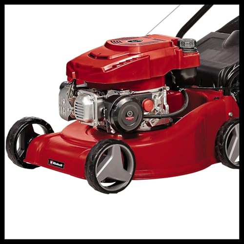 Tondeuse thermique 132cc Einhell avec largeur de coupe 40 cm précise