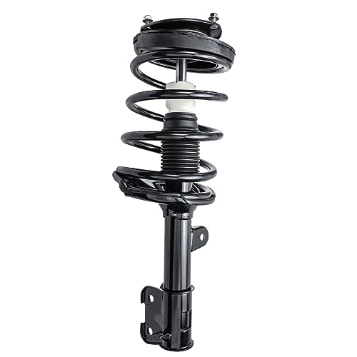 Image of Detroit Axle - 2 Front Struts for 2007 2008 2009 Hyundai Santa Fe, Complete Struts with Coil Spring Replacement Quick Install Ready Strut Shock Assembly