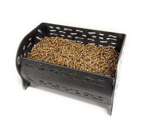 Panier à pellets/granulés bruleur pour cheminée/poele et exterieur haute qualitée fabrication...