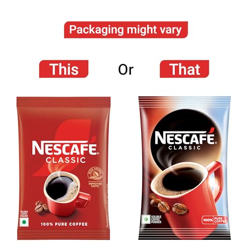 NESCAFE Classic Instant Coffee Powder | Great start to your morning | 100% Pure Coffee | 45g Pouch