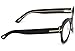 Tom Ford TF5360 Signature Oval Eyeglasses FT5360 (005 Black/Crystal, 49)