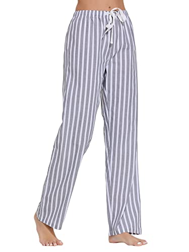 CYZ Women's 100% Cotton Woven Poplin Sleep Pajama Pants3