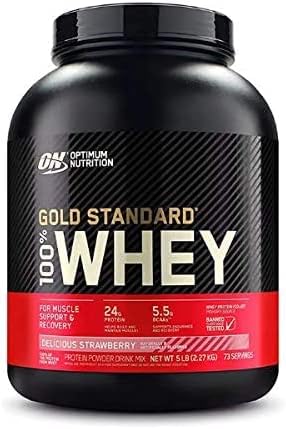 Whey Gold Standard - 5lb Delicious Strawberry