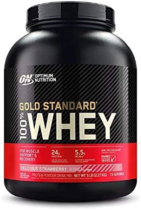 Optimum nutrition Whey gold standard - 2,25 kg Delicious Strawberry