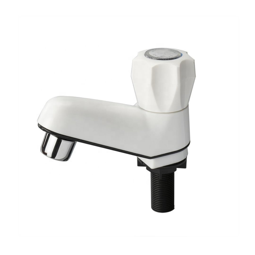COSSIMO PVC Plastic Pillar Taps for Bathroom/Washbasin (Pack of 1)-image-5