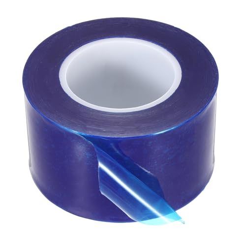 Image of PATIKIL Removable Protective Film Tape, 3 Inch x 656 ft PE Surface Protective Scratch Film Tape Roll for Furniture Electrical Appliances Plastic Hardware Medium Stickiness Blue