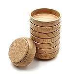 Felt Floor Cups 60mm/ 2.4 Inch Round Furniture Felt Castors Non Slip Floor Protector for Chair Legs Furniture