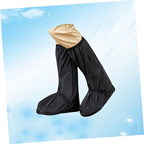 Cubrecalzados impermeables antideslizantes Totority para ciclismo al aire libre, protectores reutilizables de alta altura para botas, cubiertas gruesas y resistentes para motocicleta y bicicleta miniatura 3