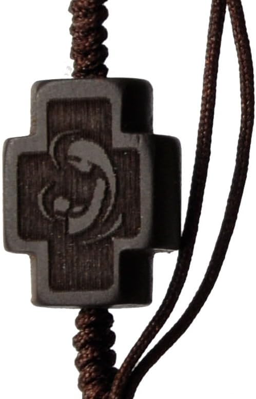 Sine Cera Multicolor Onyx & Jujube Wood Adjustable 10mm Rosary Bracelet - Image 3