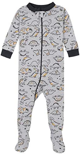 Gerber baby-boys Baby-boys 4-pack Footed Pajamas