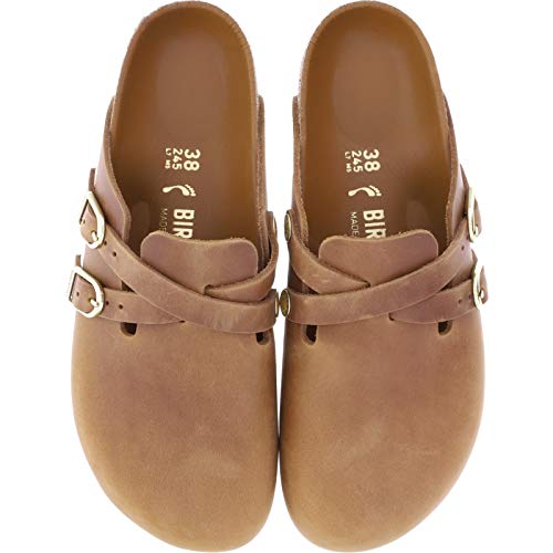 Birkenstock Unisex Blair FL Cognac HEX Brown Size: